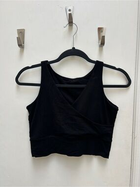 Black Women's Wrap-Front Bra. Brand: Free label, Dani Bra. Medium
